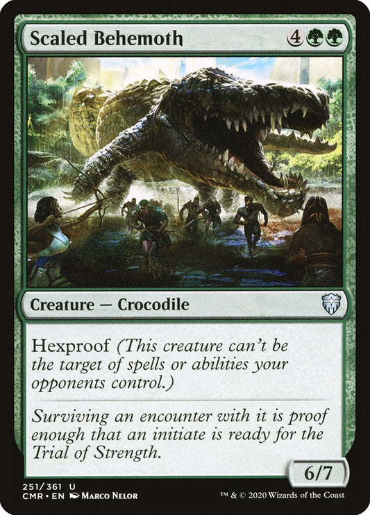 Scaled Behemoth [Commander Legends] [Foil]