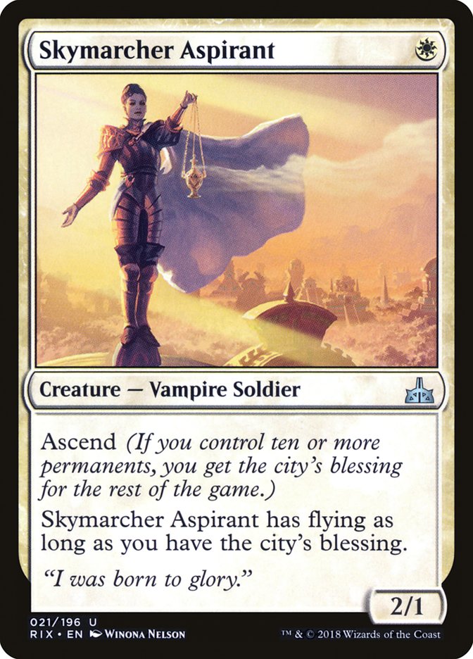 Skymarcher Aspirant [Rivals of Ixalan] [Foil]
