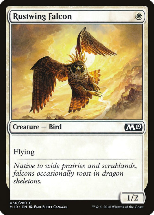 Rustwing Falcon [Core Set 2019] [Foil]
