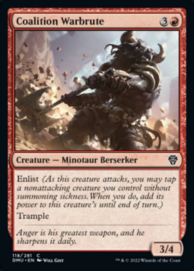 Coalition Warbrute [Dominaria United] [Foil]