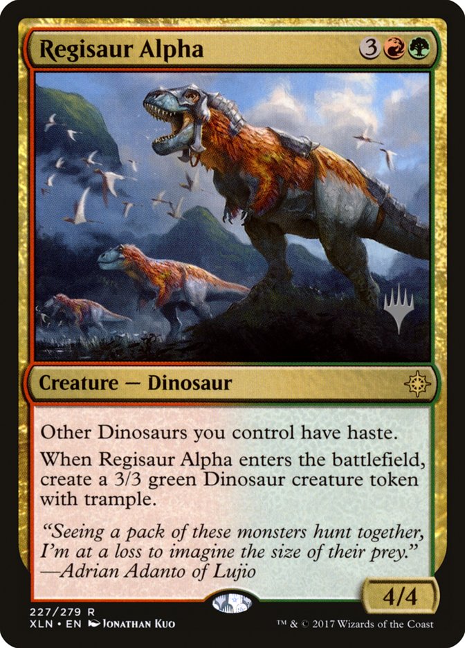 Regisaur Alpha (Promo Pack) [Ixalan Promos] [Foil]