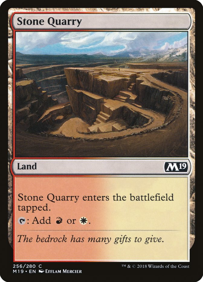 Stone Quarry [Core Set 2019] [Foil]