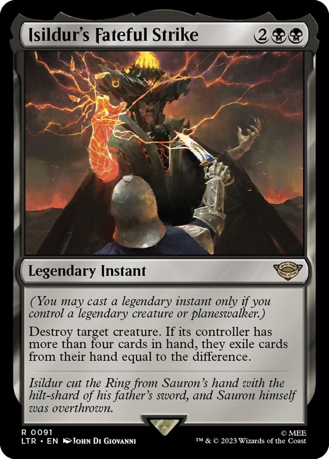 Isildur's Fateful Strike [The Lord of the Rings: Tales of Middle-Earth] [Foil]