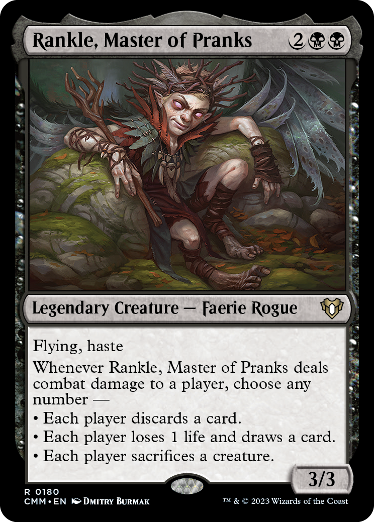 Rankle, Master of Pranks [Commander Masters] [Foil]