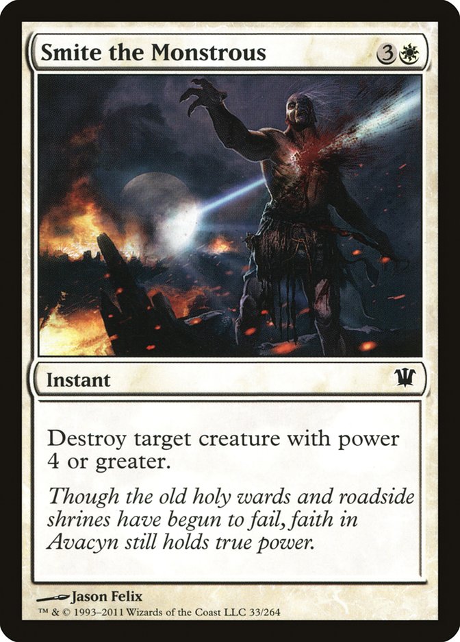 Smite the Monstrous [Innistrad] [Foil]