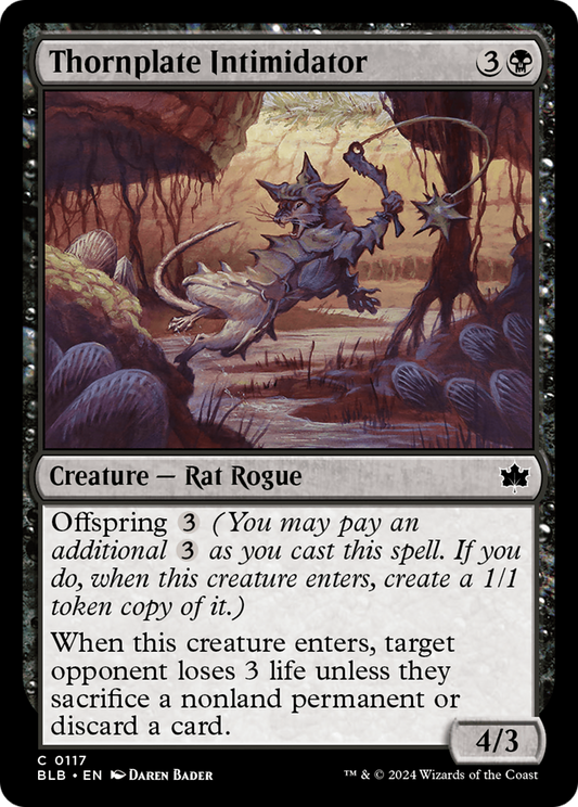 Thornplate Intimidator [Bloomburrow] [Foil]