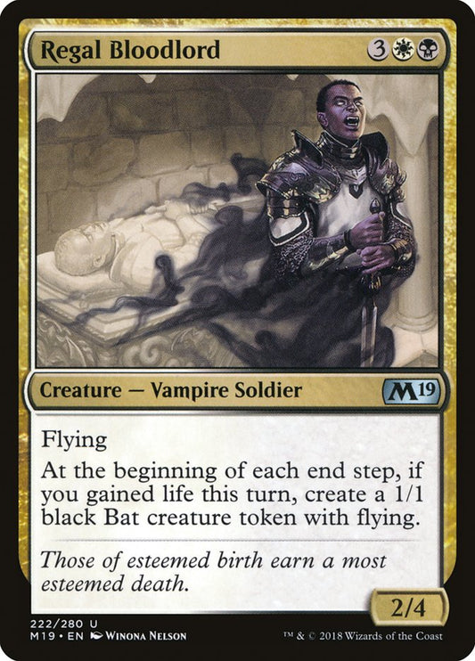 Regal Bloodlord [Core Set 2019] [Foil]