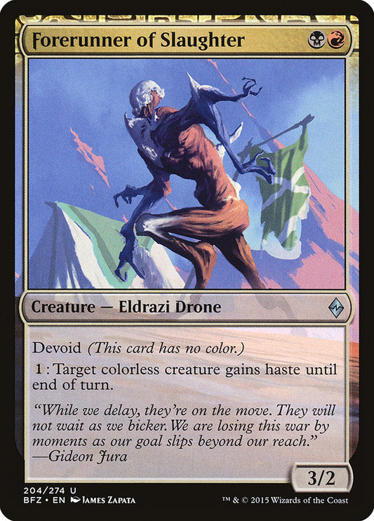 Forerunner of Slaughter [Battle for Zendikar] [Foil]