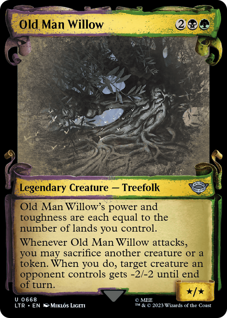 Old Man Willow [The Lord of the Rings: Tales of Middle-Earth Showcase Scrolls] [Foil]