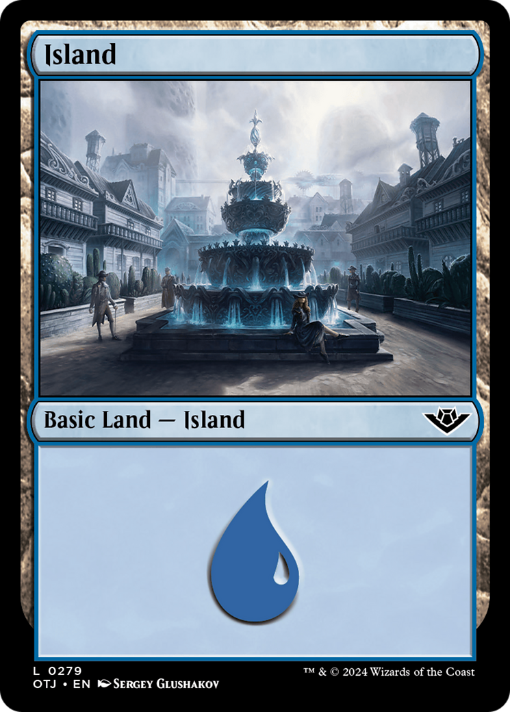 Island (0279) [Outlaws of Thunder Junction] [Foil]