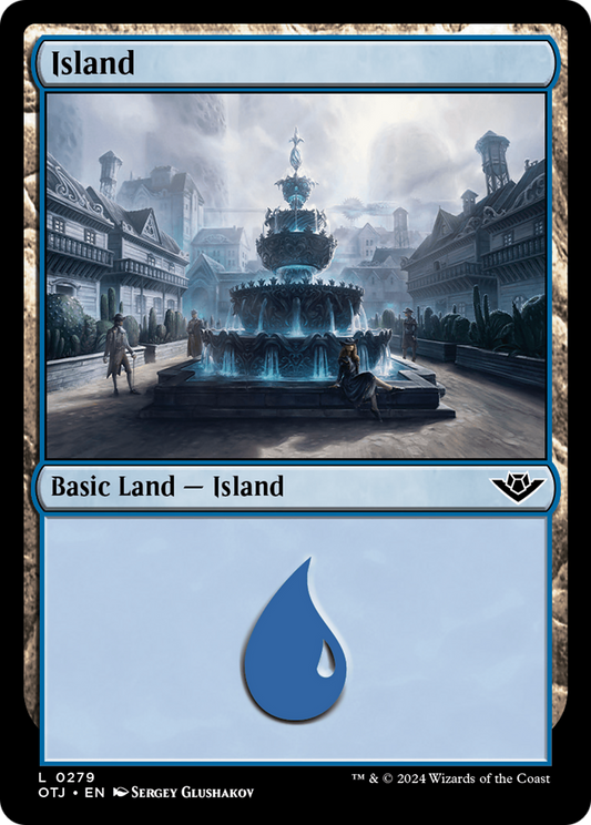 Island (0279) [Outlaws of Thunder Junction] [Foil]