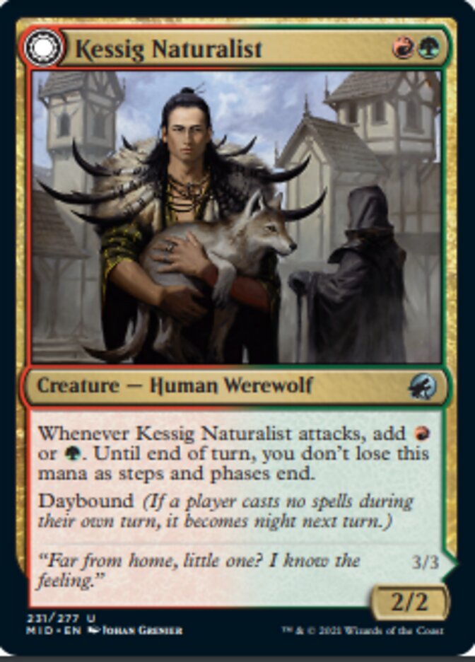 Kessig Naturalist // Lord of the Ulvenwald [Innistrad: Midnight Hunt] [Foil]