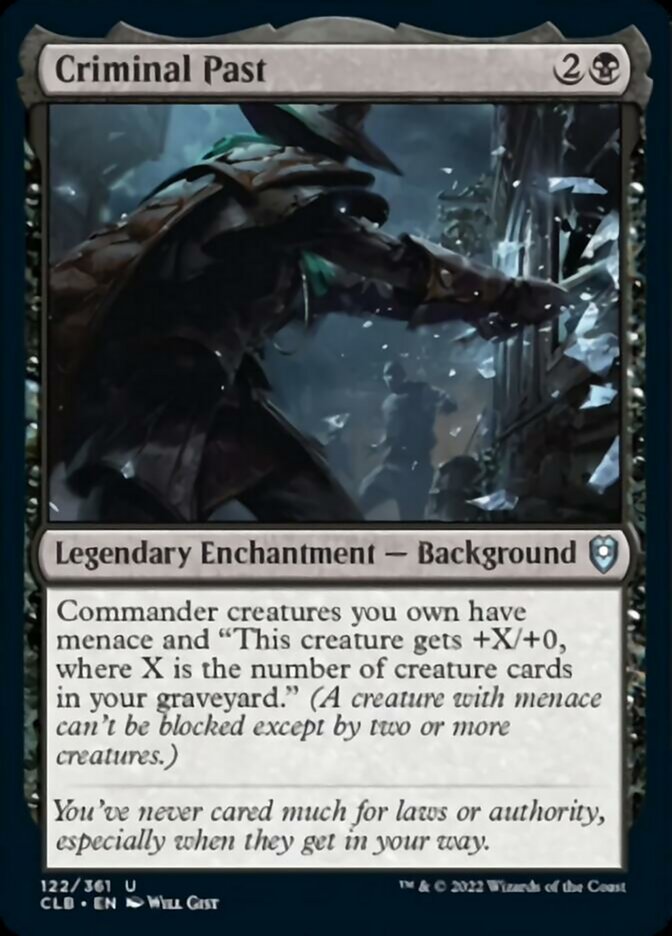 Criminal Past [Commander Legends: Battle for Baldur's Gate] [Foil]