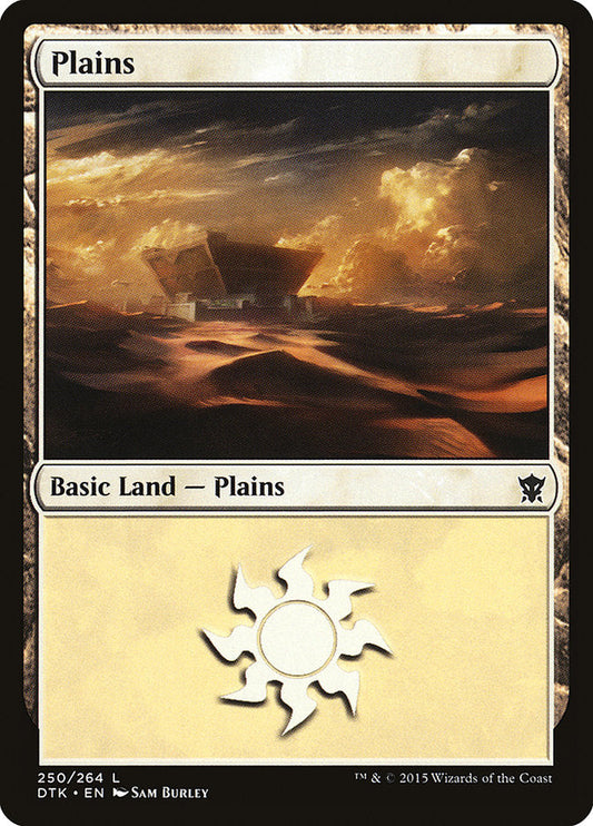 Plains (250) [Dragons of Tarkir] [Foil]