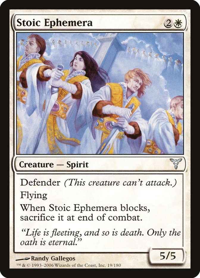 Stoic Ephemera [Dissension] [Foil]