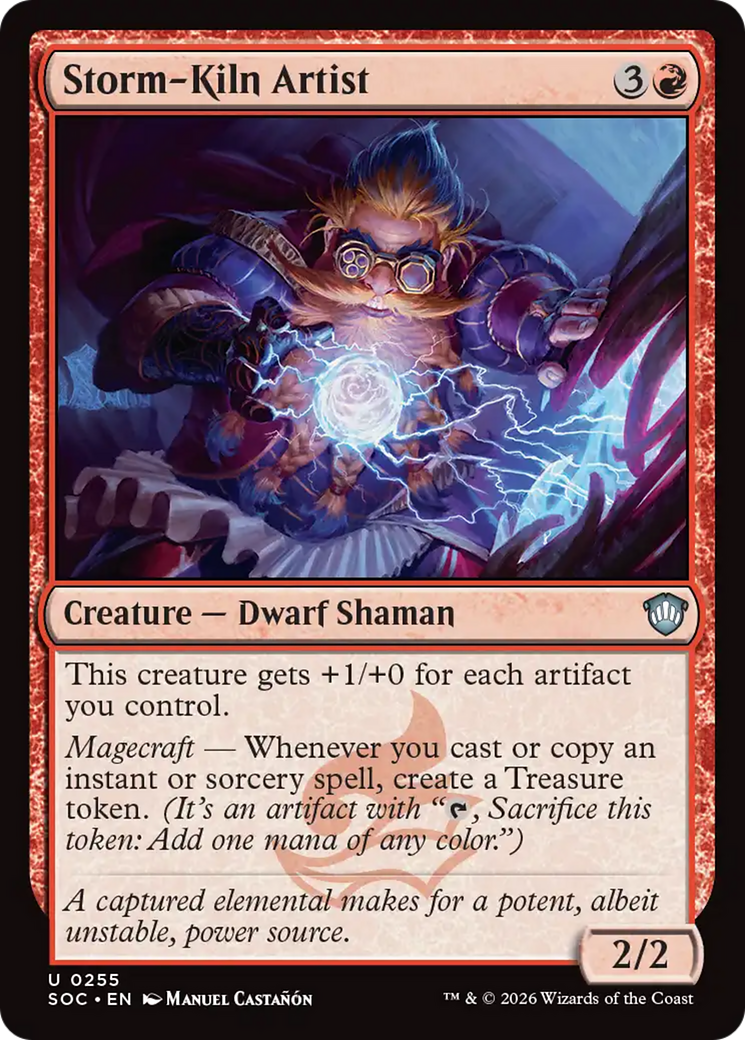 Storm-Kiln Artist [Secrets of Strixhaven Commander] [Foil]