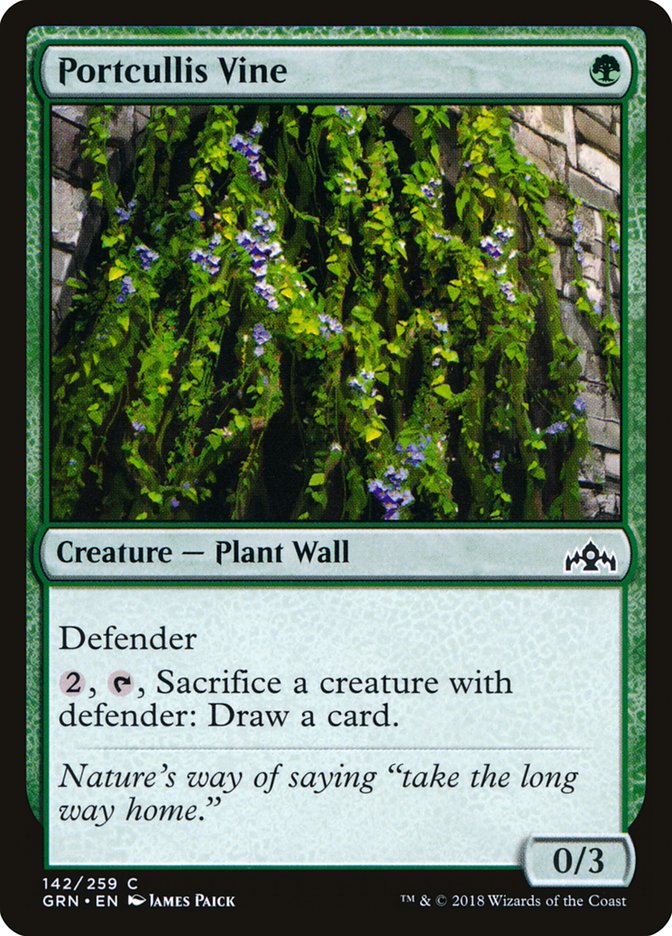 Portcullis Vine [Guilds of Ravnica] [Foil]