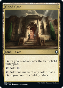 Gond Gate [Commander Legends: Battle for Baldur's Gate] [Foil]