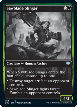 Sawblade Slinger [Innistrad: Double Feature] [Foil]