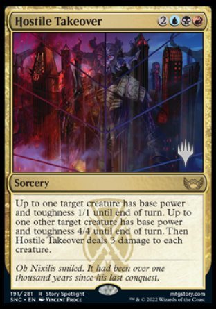 Hostile Takeover (Promo Pack) [Streets of New Capenna Promos] [Foil]