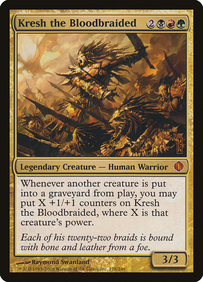 Kresh the Bloodbraided [Shards of Alara] [Foil]