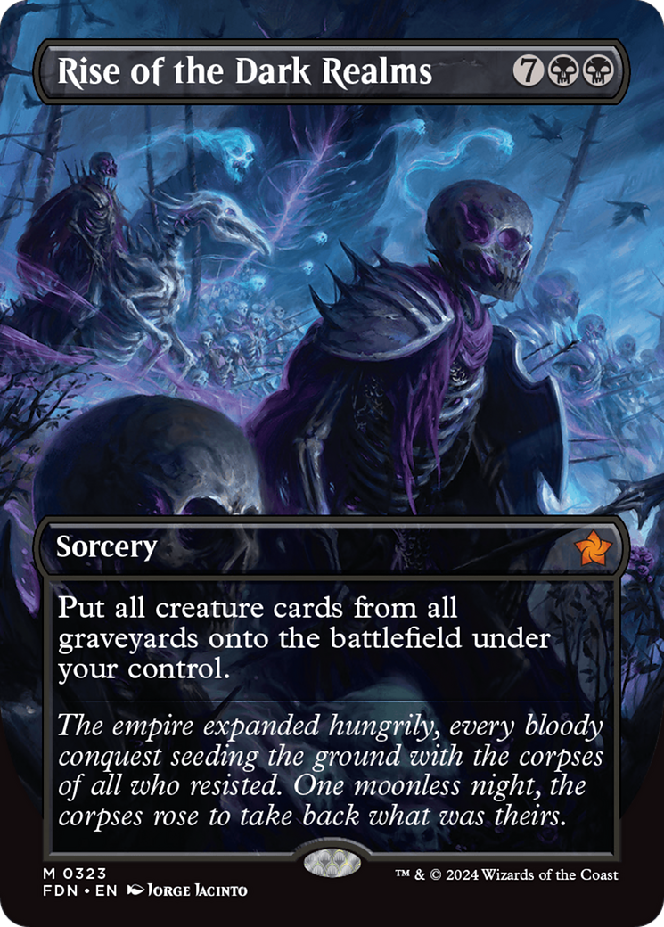 Rise of the Dark Realms (Borderless) [Foundations] [Foil]