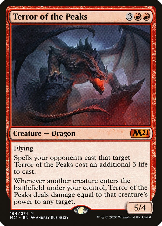 Terror of the Peaks [Core Set 2021] [Foil]