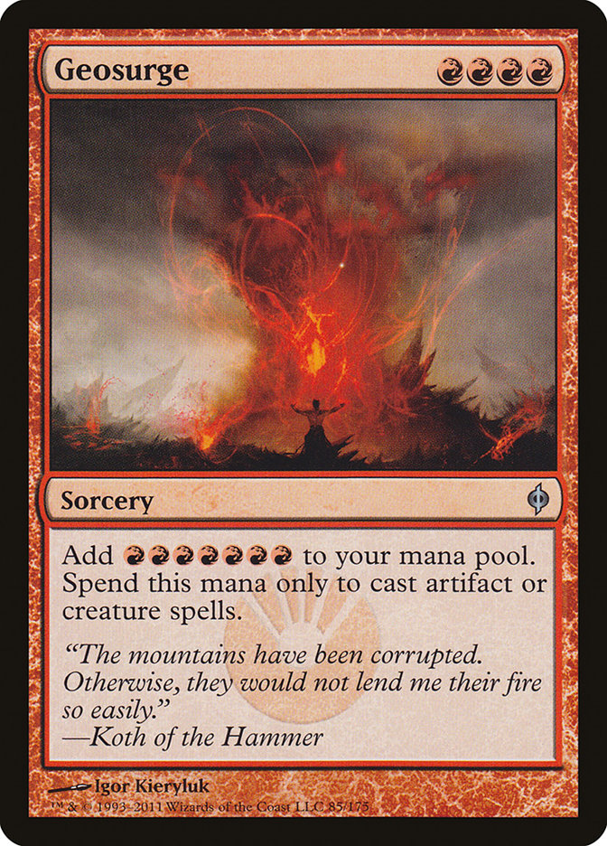 Geosurge [New Phyrexia] [Foil]