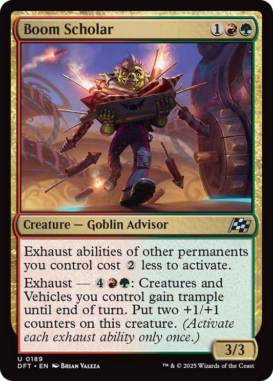 Boom Scholar [Aetherdrift] [Foil]