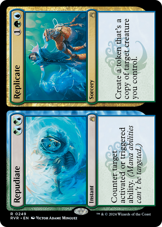 Repudiate // Replicate [Ravnica Remastered] [Foil]