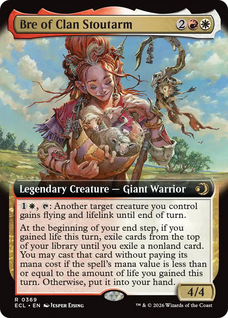 Bre of Clan Stoutarm (Extended Art) [Lorwyn Eclipsed] [Foil]