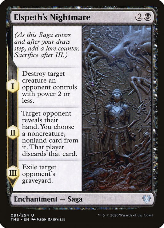 Elspeth's Nightmare [Theros Beyond Death] [Foil]