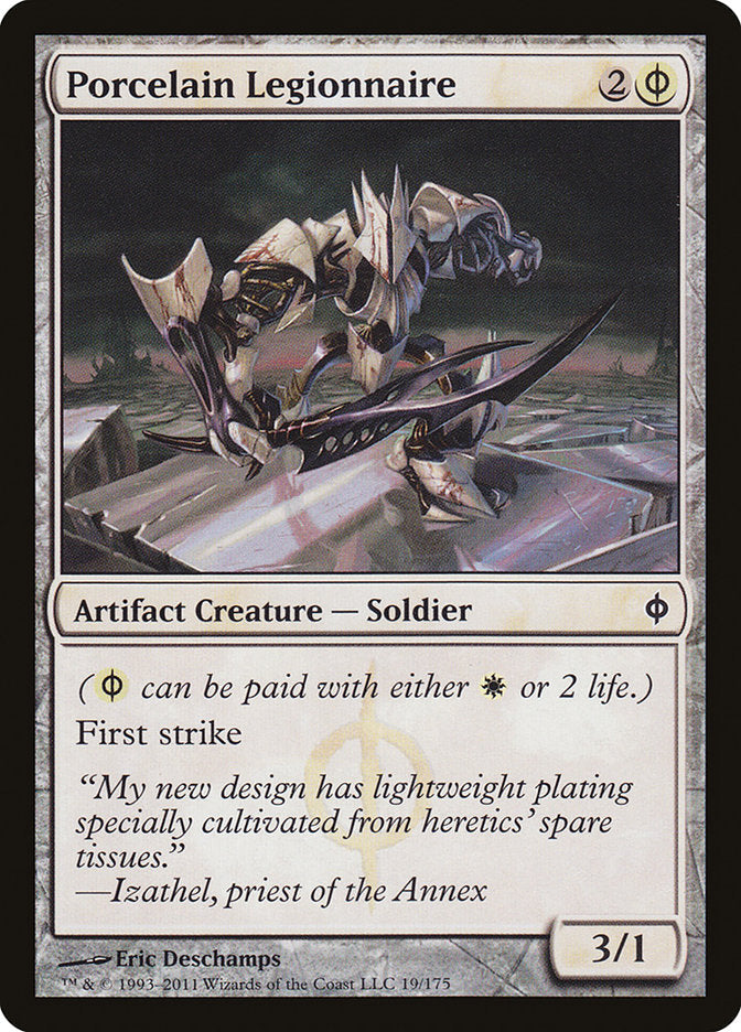 Porcelain Legionnaire [New Phyrexia] [Foil]