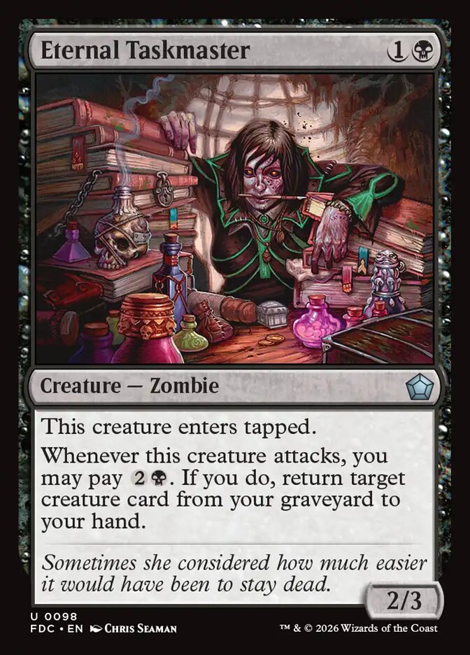 Eternal Taskmaster [Foundations Commander]