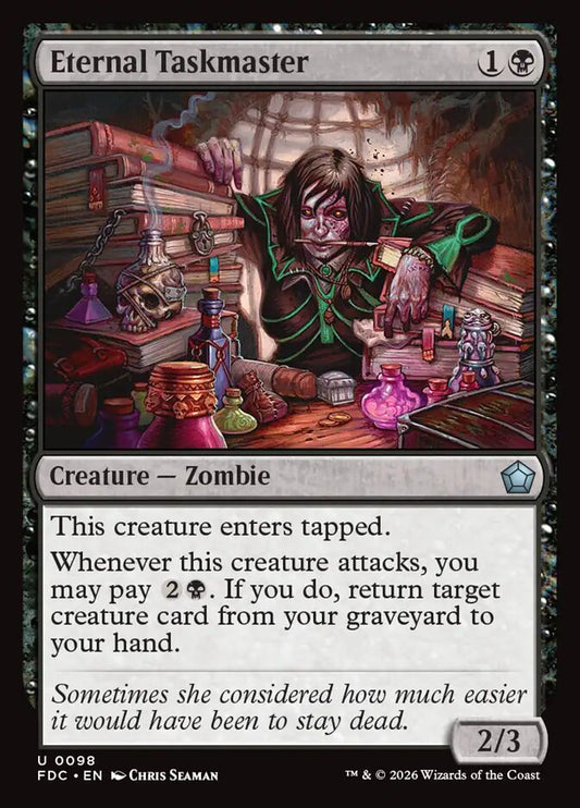 Eternal Taskmaster [Foundations Commander]