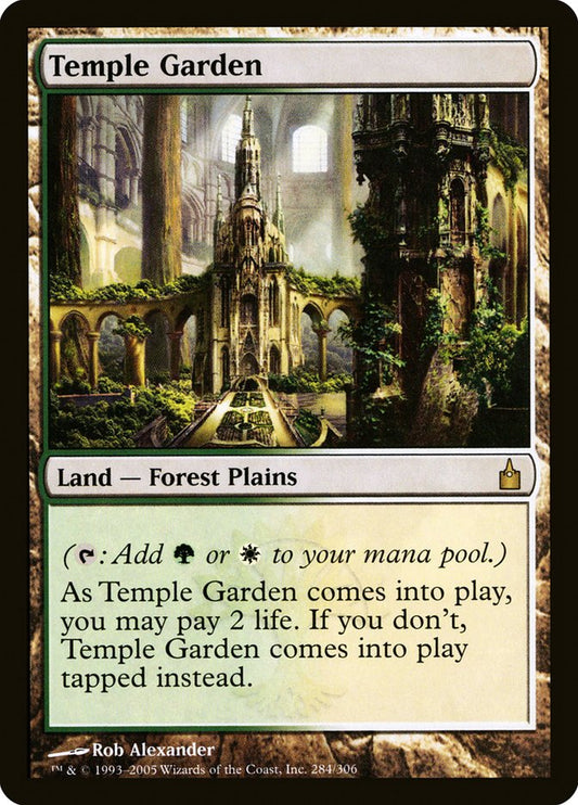 Temple Garden [Ravnica: City of Guilds] [Foil]