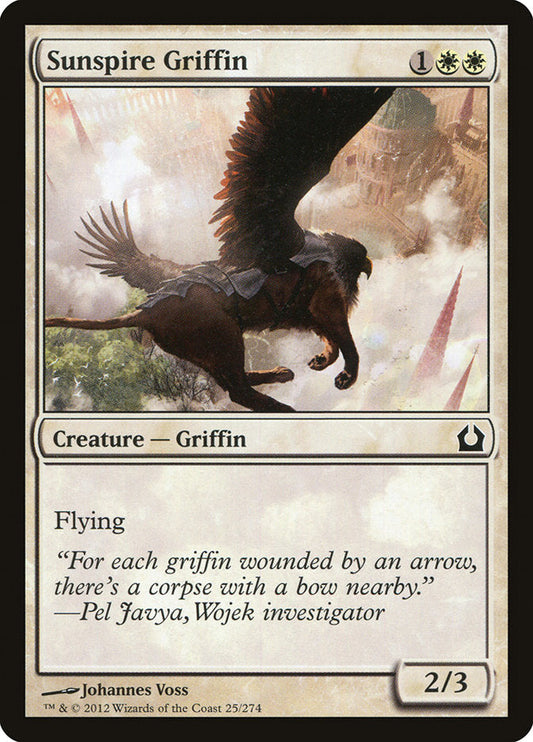 Sunspire Griffin [Return to Ravnica] [Foil]