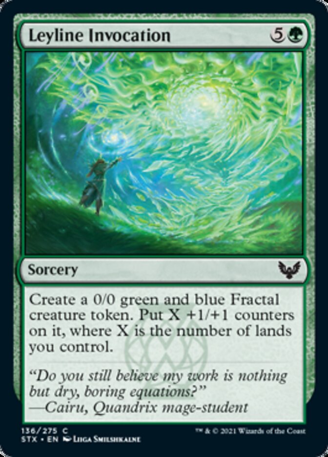 Leyline Invocation [Strixhaven: School of Mages] [Foil]