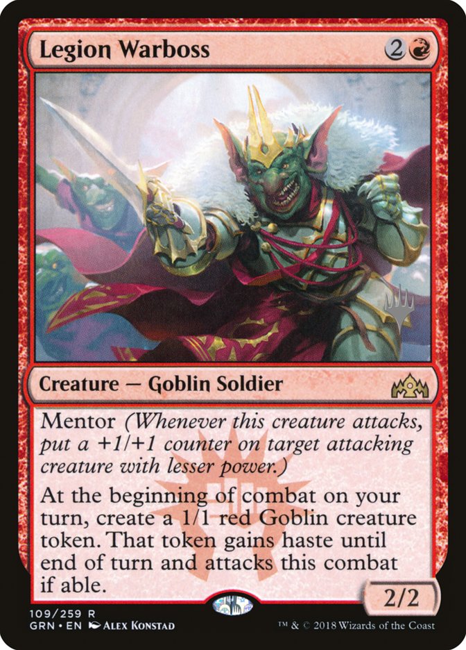 Legion Warboss (Promo Pack) [Guilds of Ravnica Promos] [Foil]