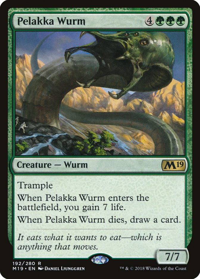 Pelakka Wurm [Core Set 2019] [Foil]