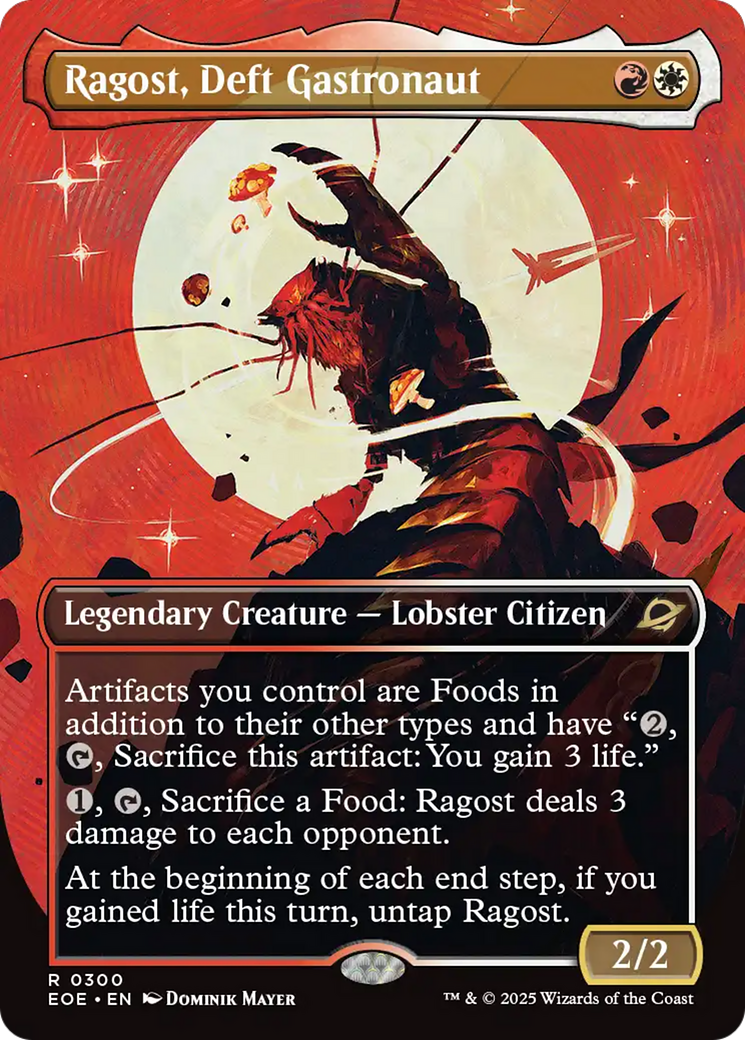 Ragost, Deft Gastronaut (Borderless) [Edge of Eternities] [Foil]