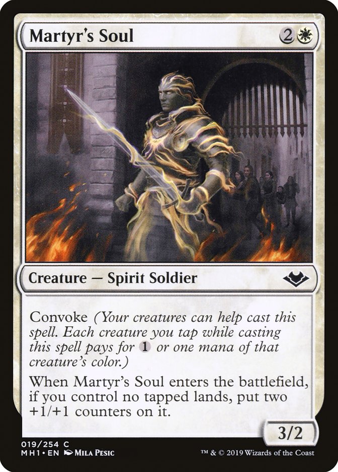 Martyr's Soul [Modern Horizons] [Foil]