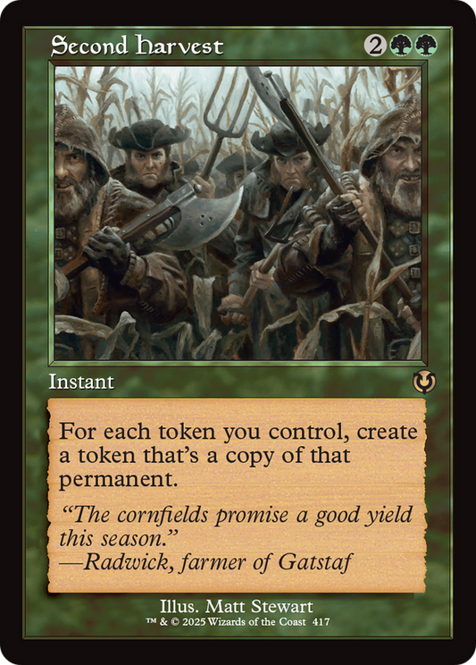 Second Harvest (Retro Frame) [Innistrad Remastered] [Foil]