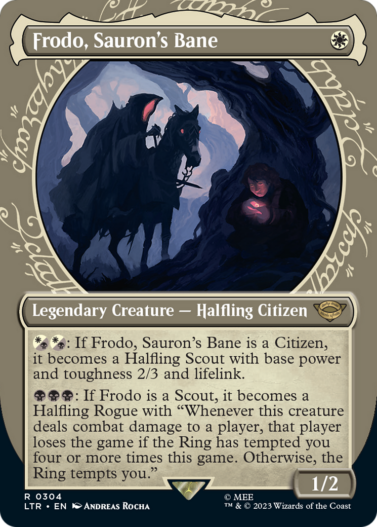 Frodo, Sauron's Bane (Showcase Ring Frame) [The Lord of the Rings: Tales of Middle-Earth] [Foil]