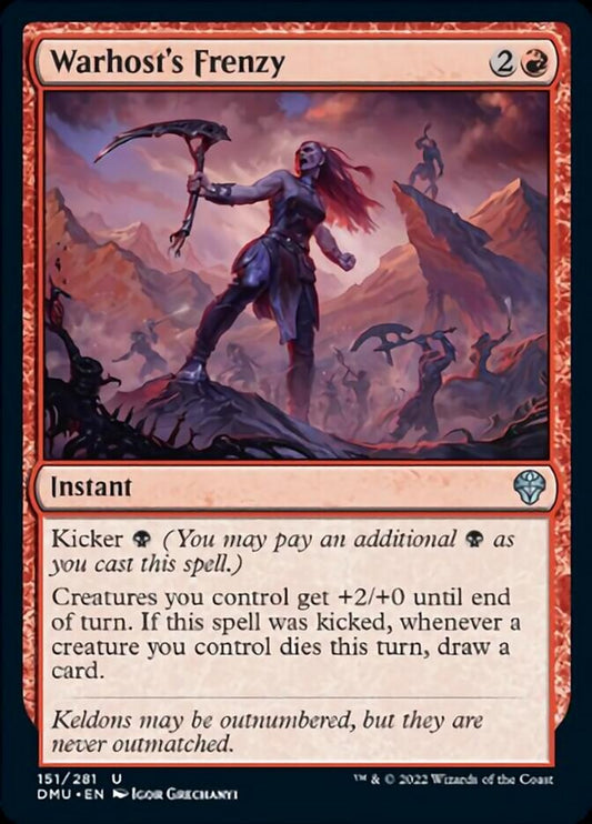Warhost's Frenzy [Dominaria United] [Foil]