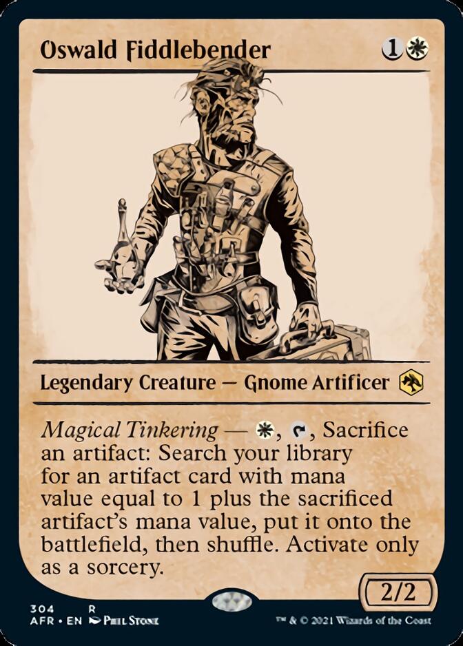 Oswald Fiddlebender (Showcase) [Dungeons & Dragons: Adventures in the Forgotten Realms] [Foil]