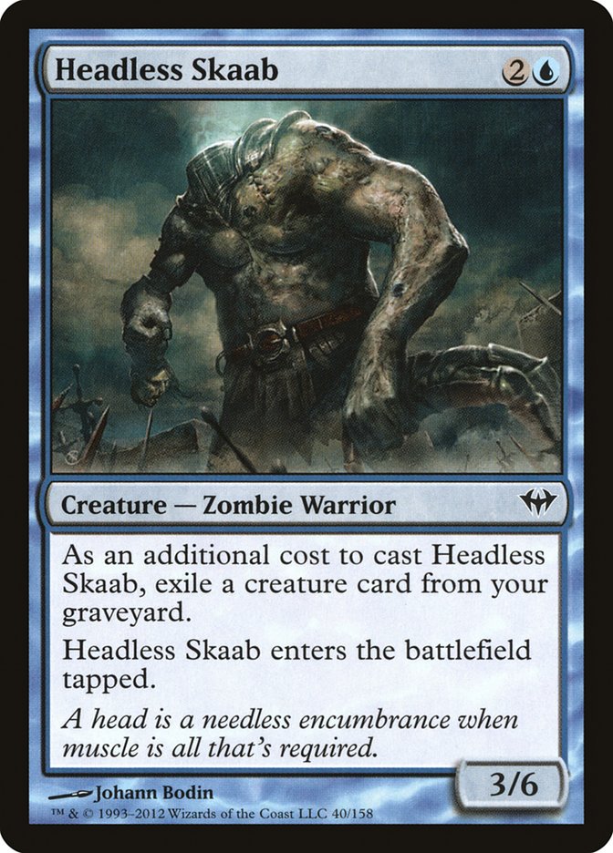 Headless Skaab [Dark Ascension] [Foil]