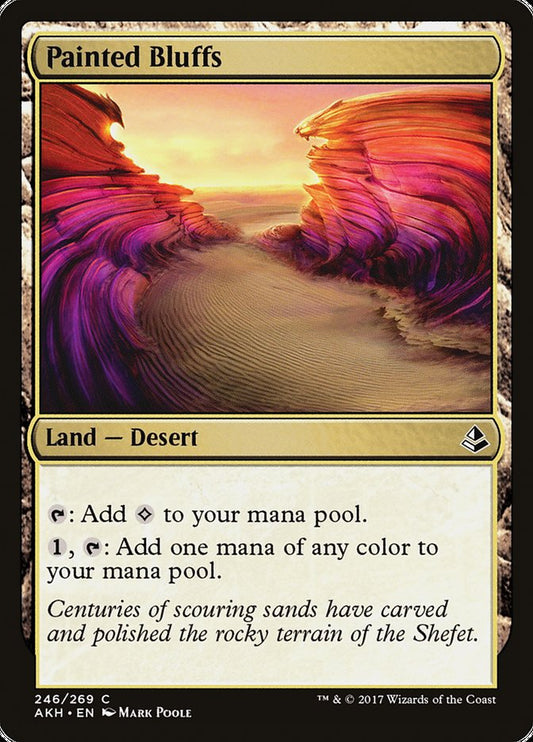Painted Bluffs [Amonkhet] [Foil]