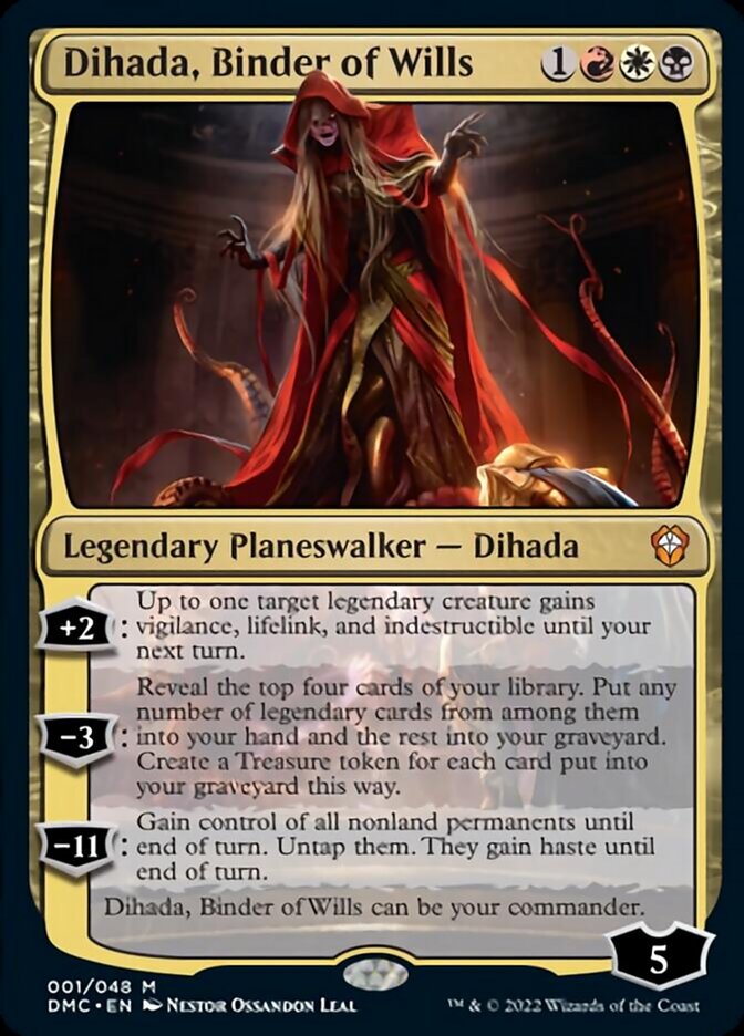 Dihada, Binder of Wills [Dominaria United Commander] [Foil]
