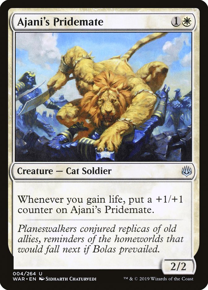 Ajani's Pridemate [War of the Spark] [Foil]
